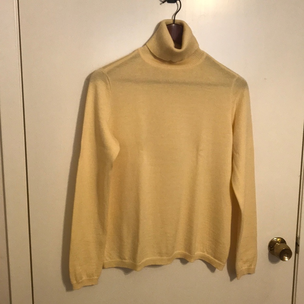 Pendleton Merino Wool Yellow Turtleneck